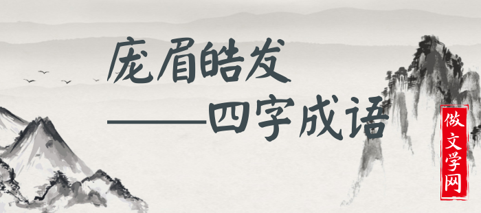 庞眉皓发