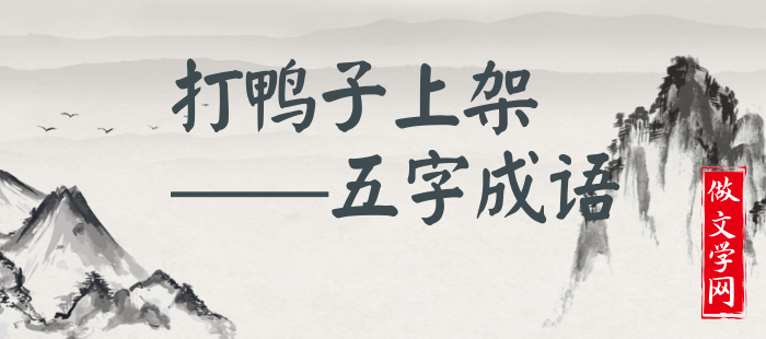 打鸭子上架