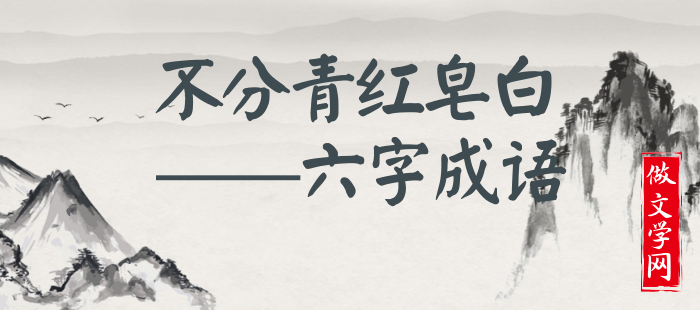 不分青红皂白