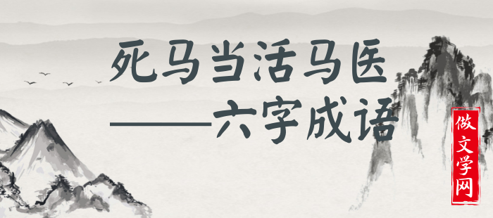 死马当活马医