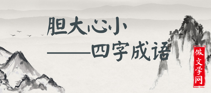 胆大心小