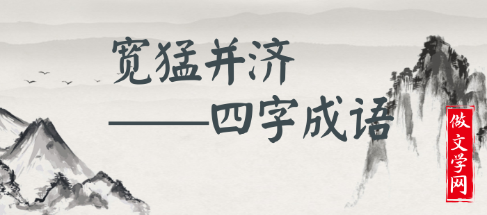 宽猛并济